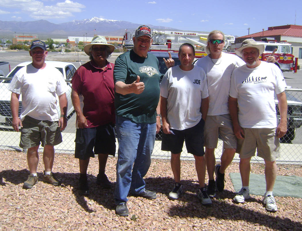 Mike Norton/Special to the Pahrump Valley Times From left, Dave Barefield, who finished third i ...