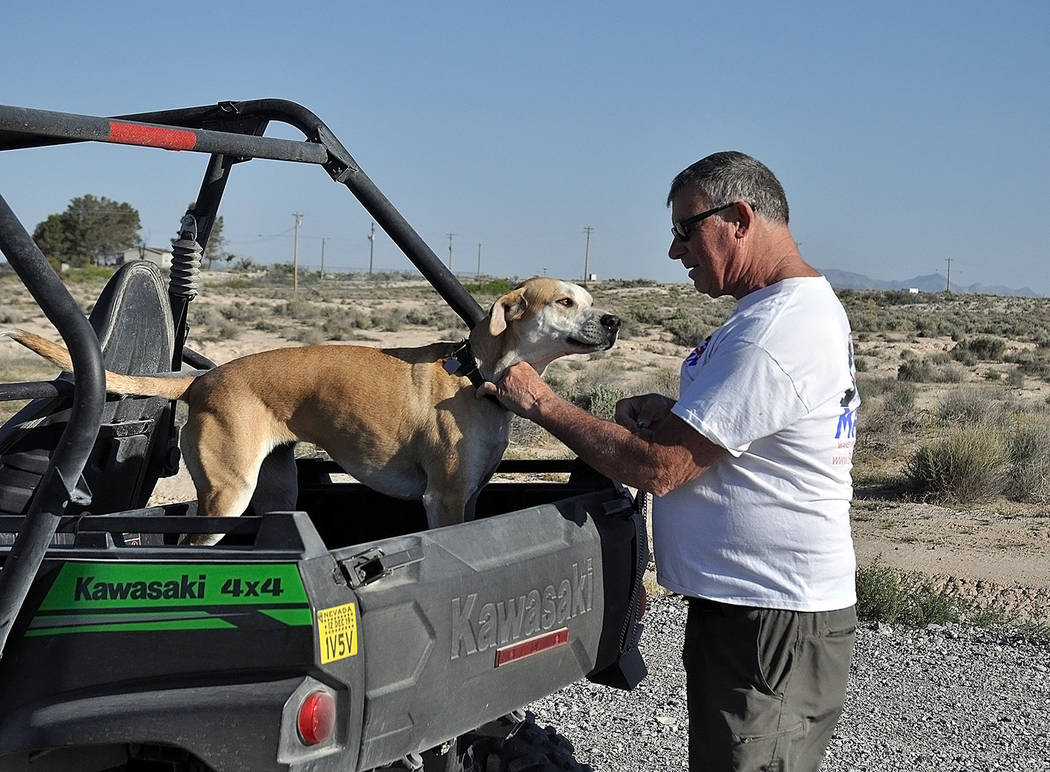 Horace Langford Jr./Pahrump Valley Times - Pahrump Public Lands Advisory Committee member and o ...