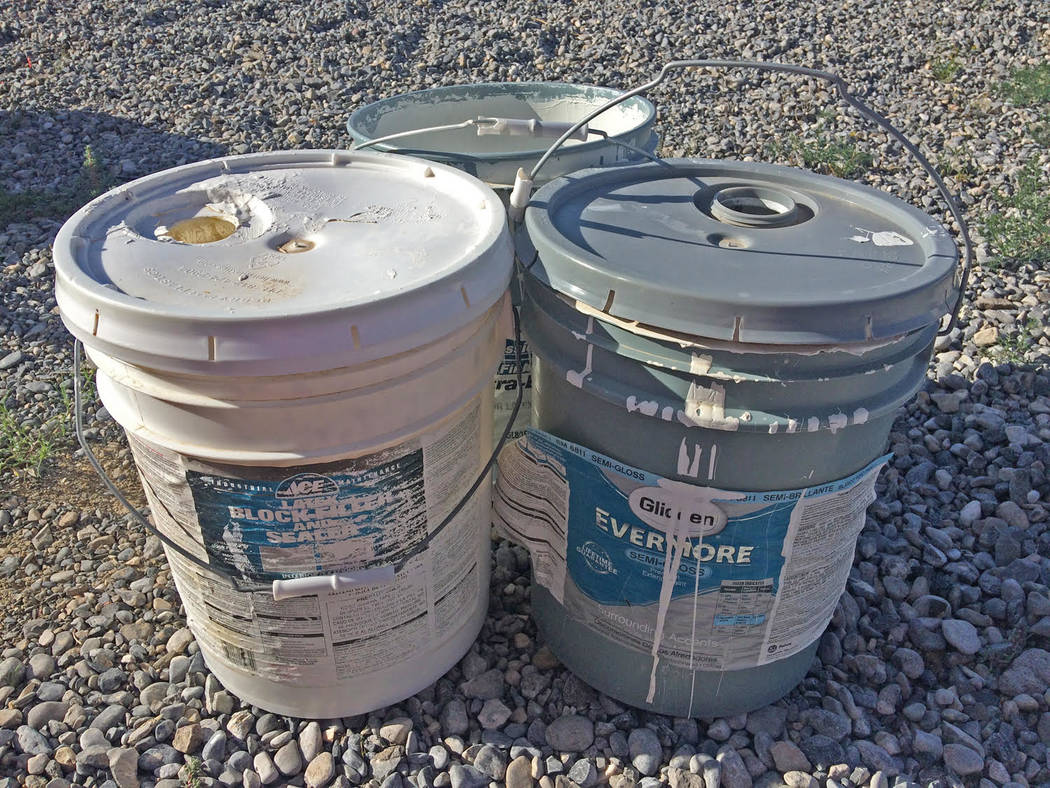 Robin Hebrock/Pahrump Valley Times Old paint is just one of the many items that will be accepte ...