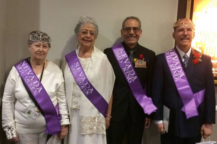 Special to the Pahrump Valley Times Left to right, Barbara Pringle, Lupe Evangelisti, Joe Juare ...