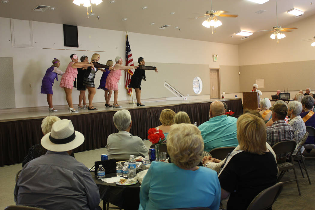 Robin Hebrock/Pahrump Valley Times This file photo shows the Nevada Silver Tappers performing f ...