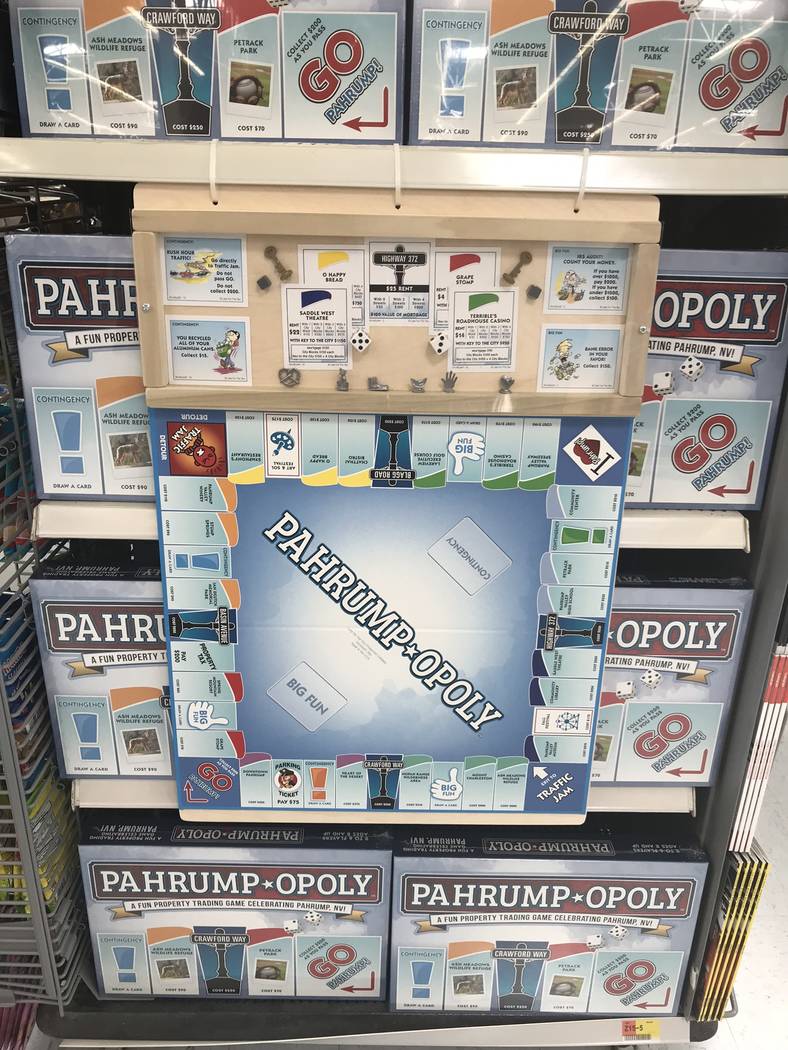 Jeffrey Meehan/Pahrump Valley Times A new board game based on Pahrump hit shelves in May. As of ...