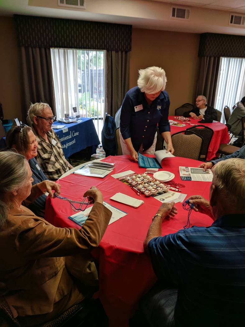 Cold War Patriots/Special to the Pahrump Valley Times Attendees said they enjoyed being able to ...