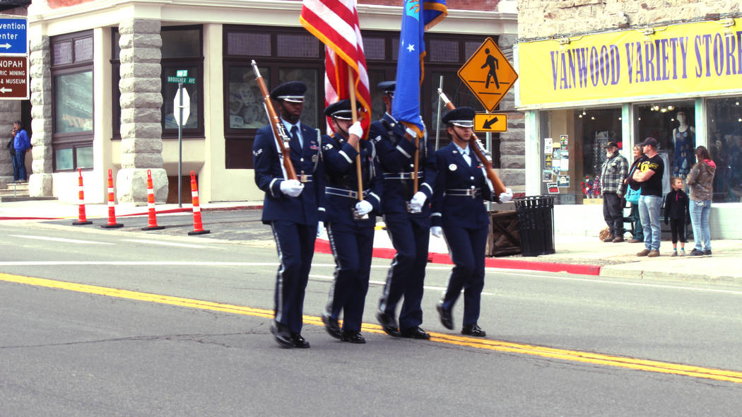Jeffrey Meehan/Pahrump Valley Times The parade at the 49th annual Jim Butler Days' celebration ...