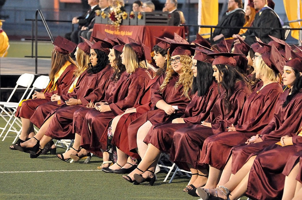 Horace Langford Jr./Special to the Pahrump Valley Times The graduation ceremony for the Class o ...