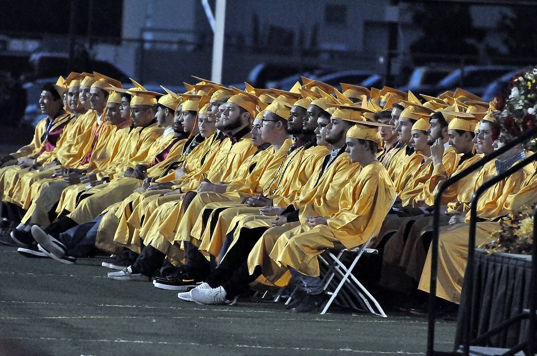 Horace Langford Jr./Special to the Pahrump Valley Times The graduating Class of 2019 for Pahrum ...