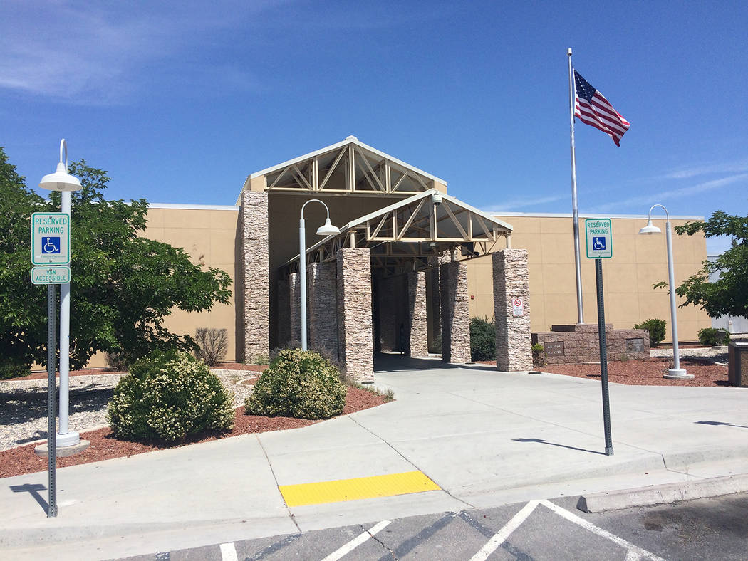 Robin Hebrock/Pahrump Valley Times The Nye County Courthouse in Pahrump is home to the courtroo ...