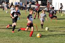 Horace Langford Jr./Pahrump Valley Times More than 100 young soccer players turned out for the ...
