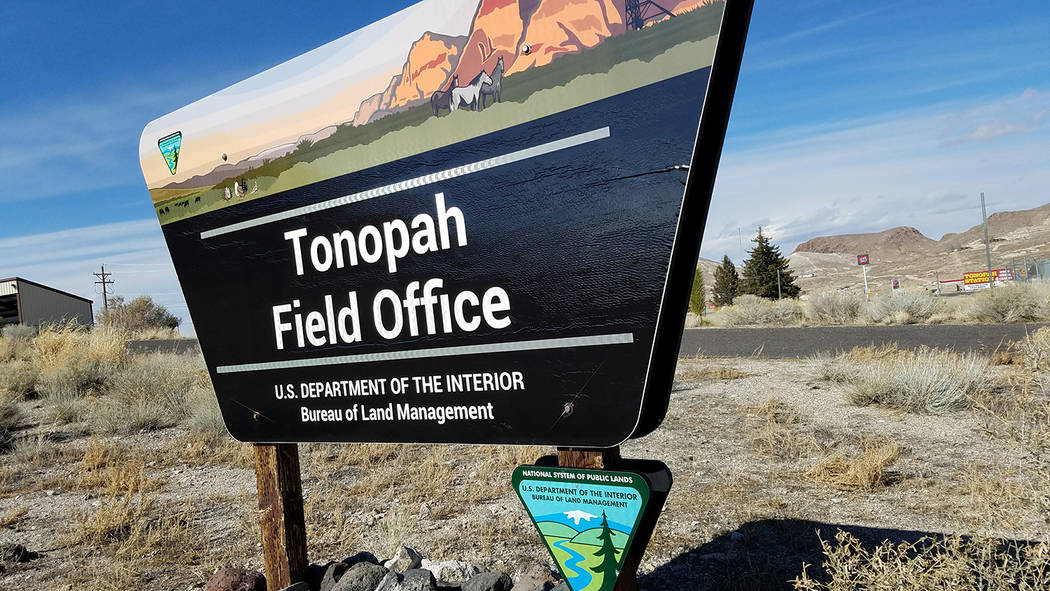 David Jacobs/Pahrump Valley Times A look at the U.S. Bureau of Land Management field office in ...