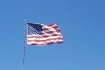 David Jacobs/Pahrump Valley Times The American flag flies in Pahrump as shown in a file photo.