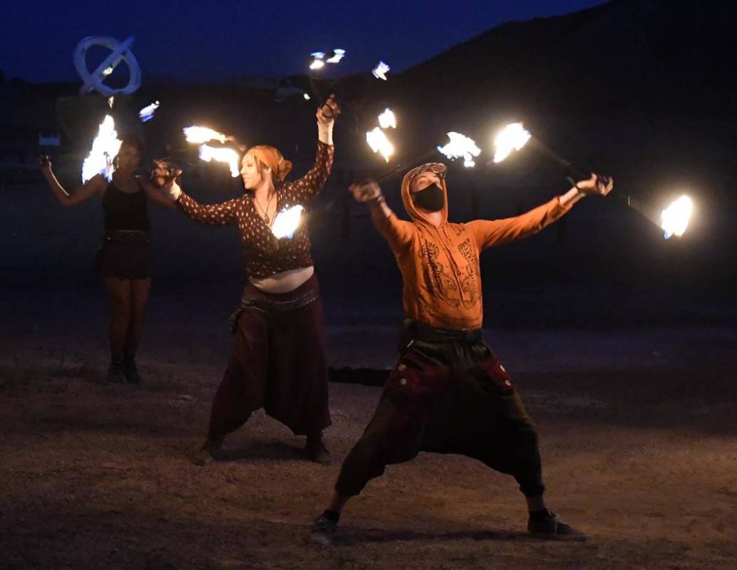 Richard Stephens/Special to the Pahrump Valley Times The event also includes dancing by “fire ...