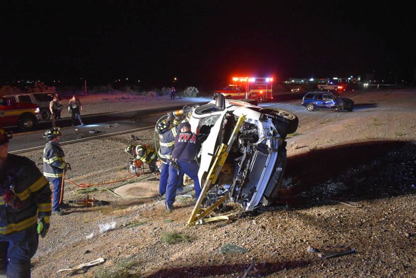 1 transported to UMC Trauma after Nevada Highway 160 crash Pahrump