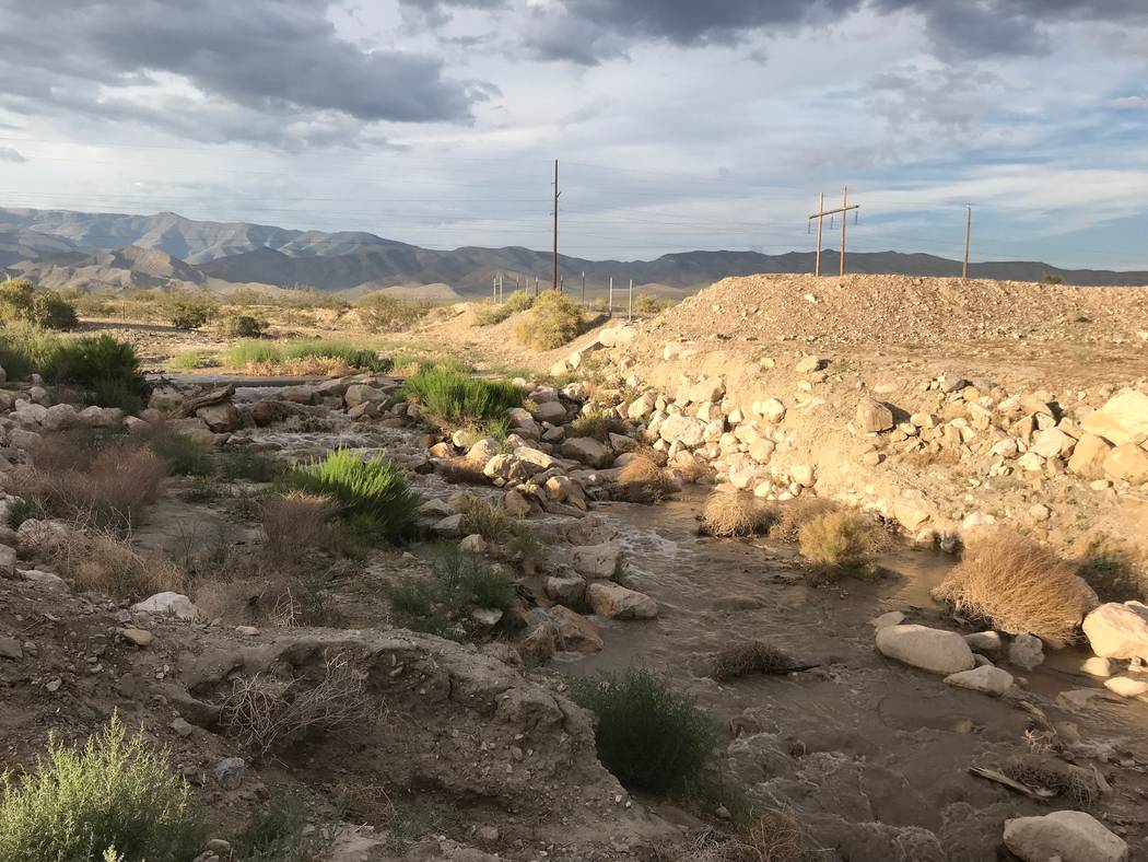 The ‘Pahrump River’ flows again | Pahrump Valley Times