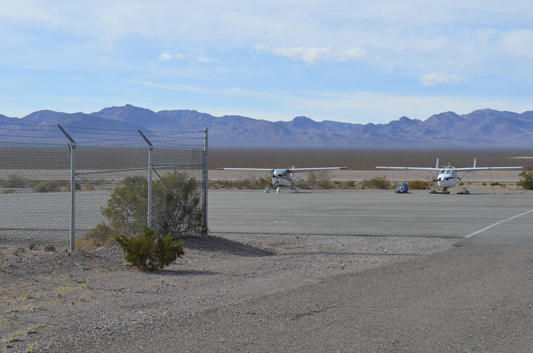 Daria Sokolova/Special to the Pahrump Valley Times Two airports in Nye County were awarded over ...