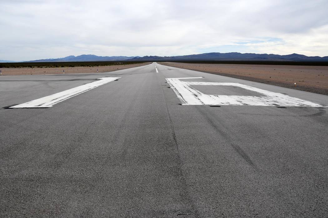 Richard Stephens/Special to the Pahrump Valley Times The Beatty Airport is set to get federal d ...