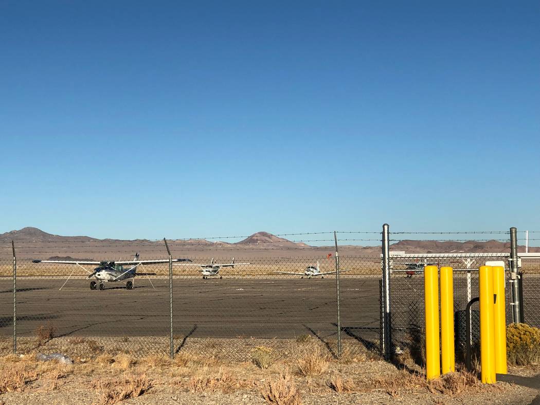 Daria Sokolova/Special to the Pahrump Valley Times The Tonopah Airport was awarded $469,687 in ...