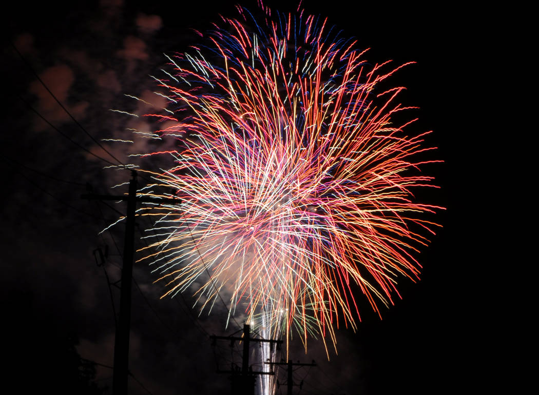 Horace Langford Jr./Pahrump Valley Times Fireworks are planned for sites around the region on J ...