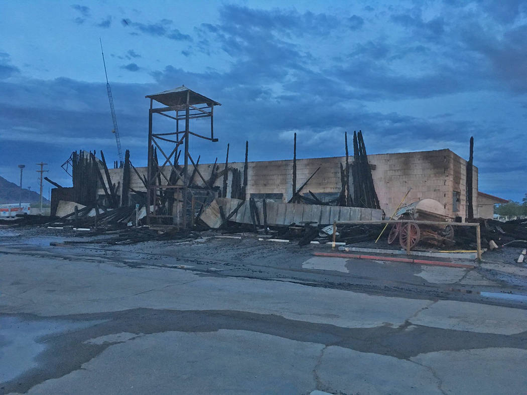 James Attebury/Special to the Pahrump Valley Times This photo shows the scene in the aftermath ...