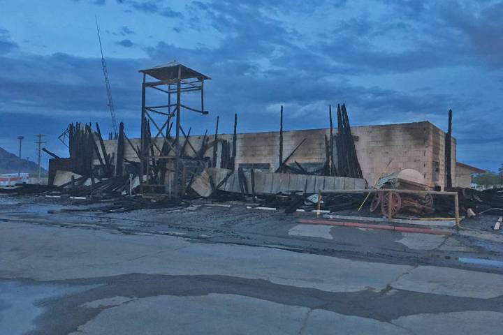 James Attebury/Special to the Pahrump Valley Times This photo shows the scene in the aftermath ...
