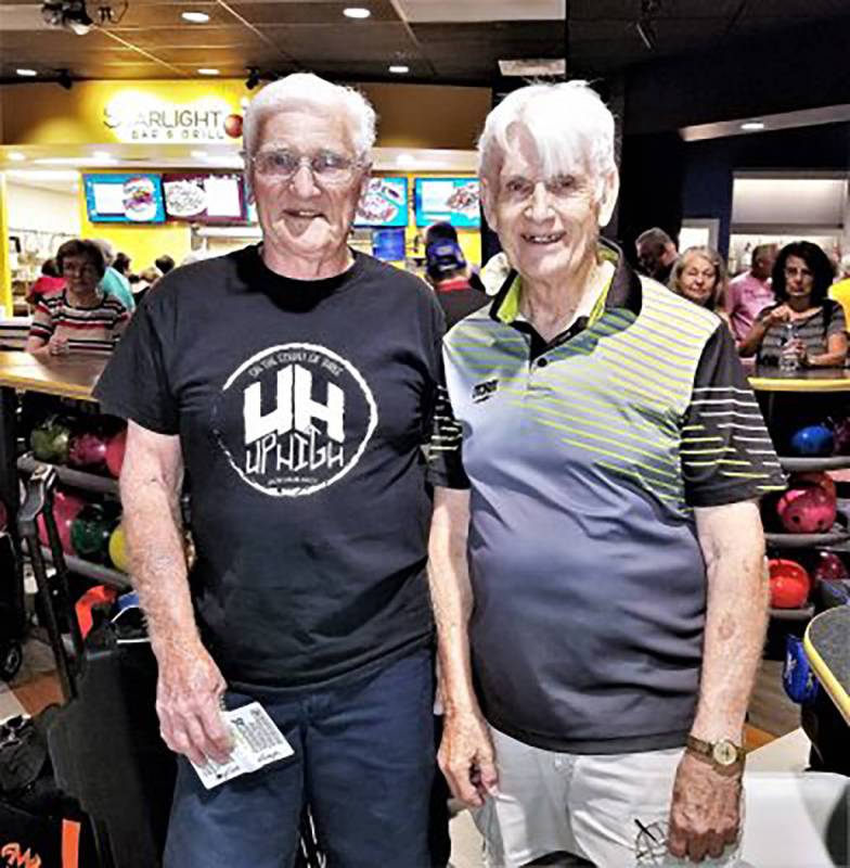 Special to the Pahrump Valley Times David and Randy Gulley teamed up to win a silver medal in m ...