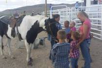 David Jacobs/Tonopah Times-Bonanza Children's events at the July 16, 2016 Smackdown Rodeo in To ...
