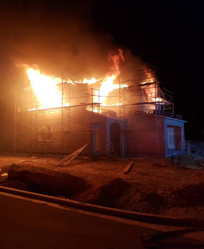 Special to the Pahrump Valley Times Pahrump Fire crews were dispatched just after midnight on W ...