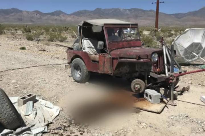 Screenshot/Nye County Sheriff's Office video The Nye County Sheriff's Office investigators beli ...