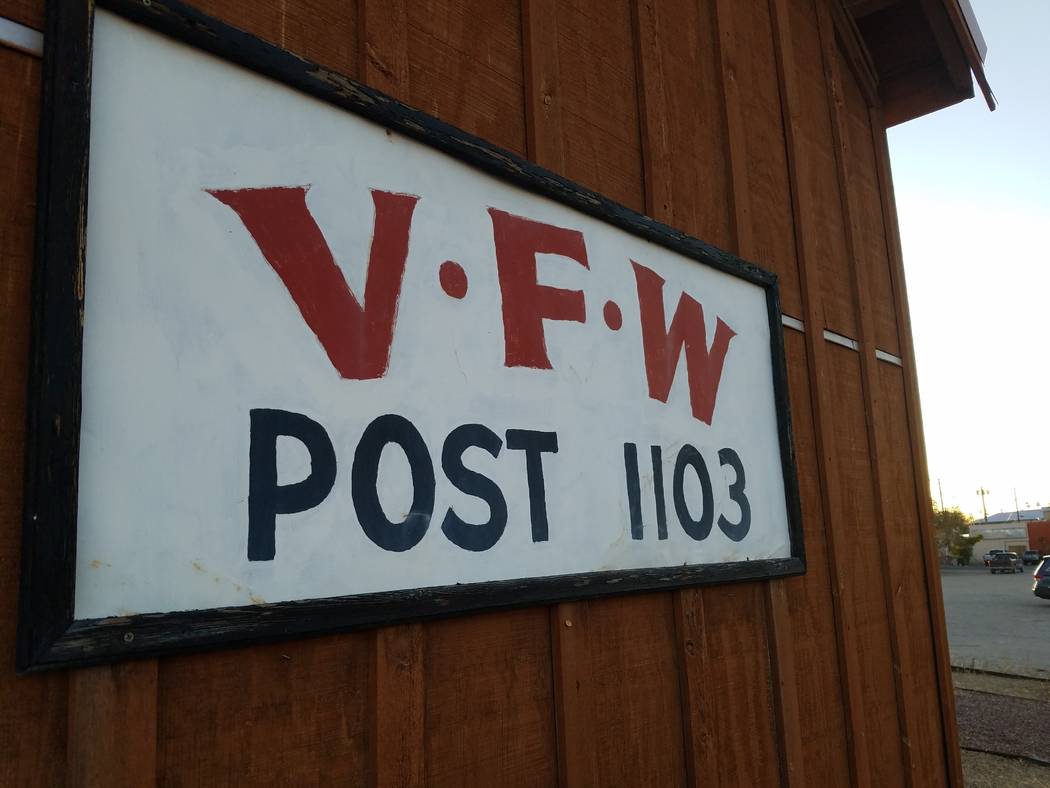 David Jacobs/Pahrump Valley Times The Veterans of Foreign Wars post in Tonopah as shown in a f ...