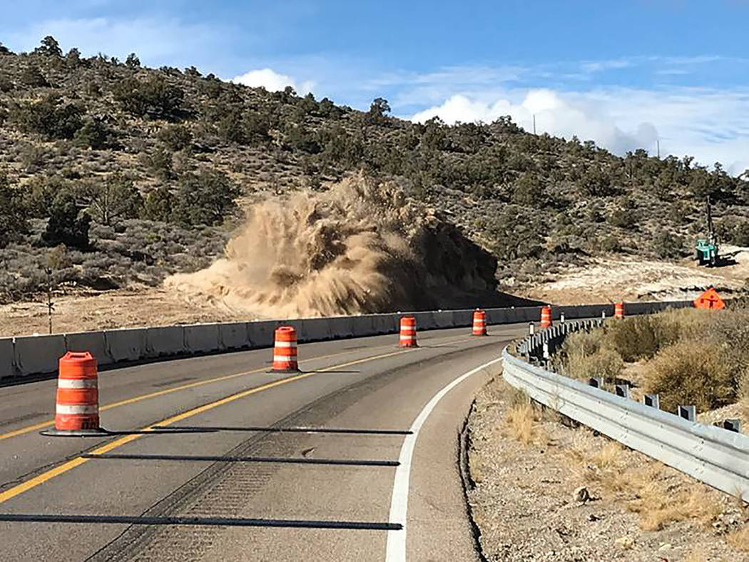 Nevada Department of Transportation The work is part of a $59 million Highway 160 upgrade that ...