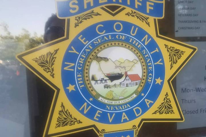 David Jacobs/Pahrump Valley Times The Nye County Sheriff's Office is investigatimg the case.