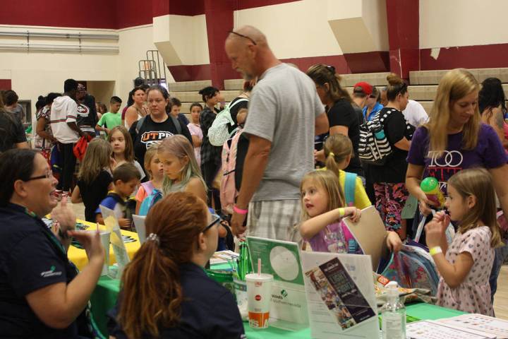 Robin Hebrock/Pahrump Valley Times The 2019 Back to School Health Fair took place Saturday, Jul ...