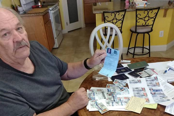 Selwyn Harris/Pahrump Valley Times Pahrump resident Larry Massing has spent the past 10 years t ...