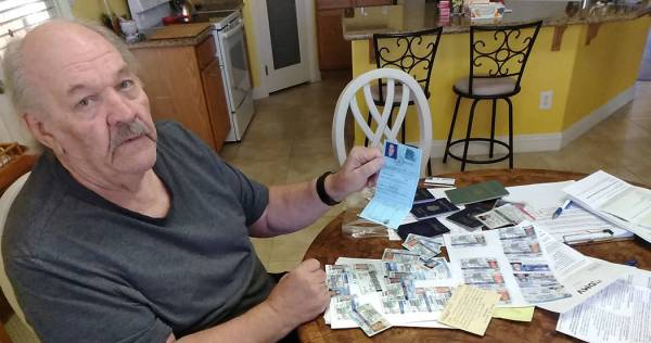 Selwyn Harris/Pahrump Valley Times Pahrump resident Larry Massing has spent the past 10 years t ...