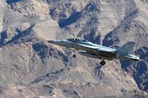 Christian K. Lee/Las Vegas Review-Journal An example of an F/A-18 Super Hornet. This file photo ...