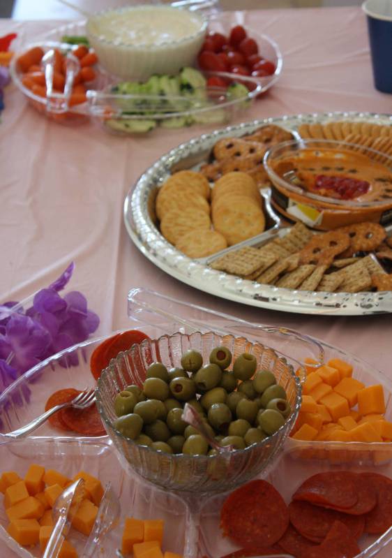 Robin Hebrock/Pahrump Valley Times The Caregivers Retreat included plenty of food for attendees ...