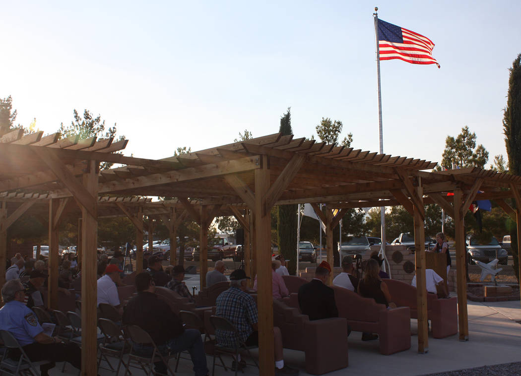 Robin Hebrock/Pahrump Valley Times This file photo shows the scene as the sun began to set at t ...