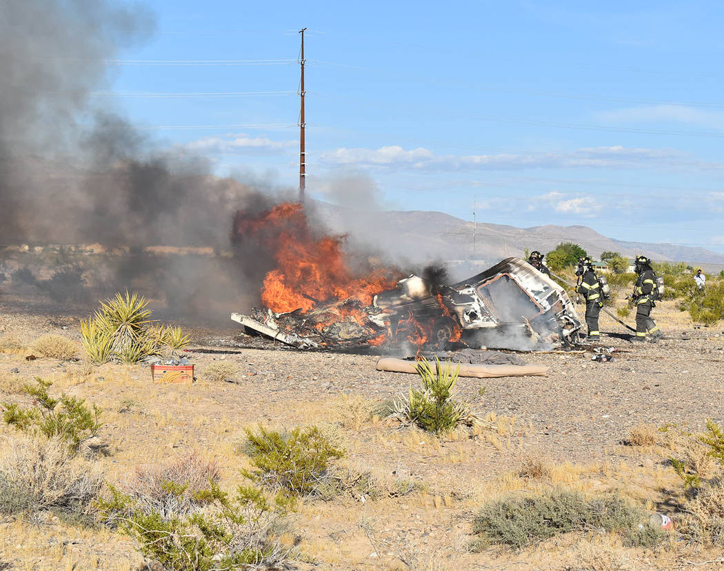 Special to the Pahrump Valley Times On Sunday July 28, at approximately 6:30 p.m., Pahrump fire ...