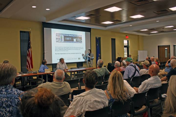 Robin Hebrock/Pahrump Valley Times Marty Waldman of the National Defense Industrial Association ...