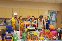 Special to the Pahrump Valley Times From right to left are Pahrump Valley Lions Club President ...