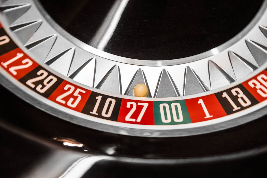 Twenty seven wins at the roulette table at SLS Las Vegas on Thursday, May, 30, 2019, in Las Veg ...