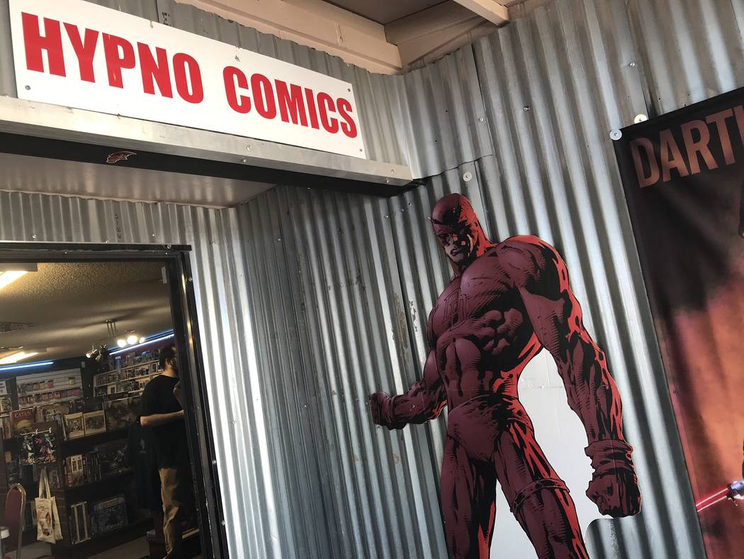 Jeffrey Meehan/Pahrump Valley Times Hypno Comics and Games brought out several people to an eve ...