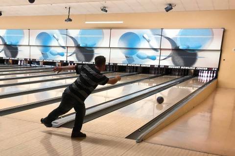 Tom Rysinski/Pahrump Valley Times Anthony Matassa shows off the form that allowed him to roll h ...