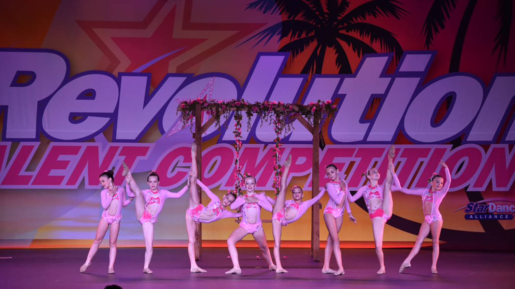 Special to the Pahrump Valley Times Members of the Nevada Dance Centre competition team perform ...