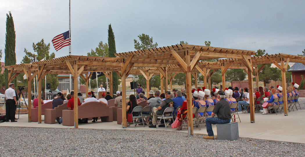 Robin Hebrock/Pahrump Valley Times The Veterans Memorial in Pahrump was the venue for the 3rd A ...