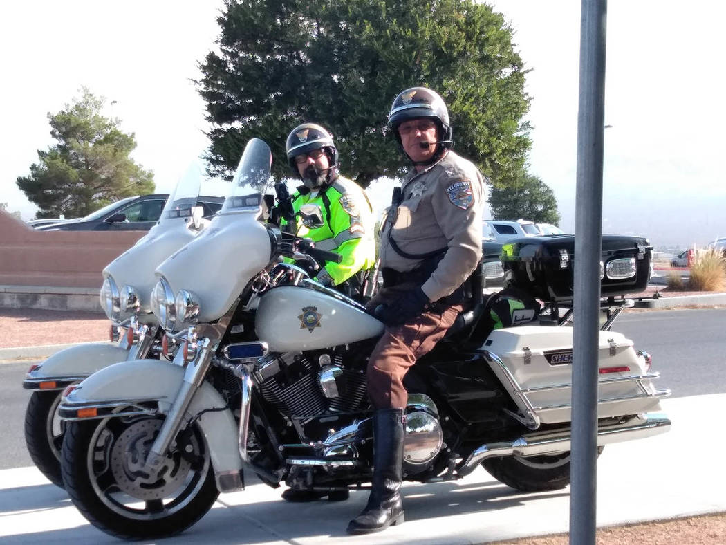 Selwyn Harris/Pahrump Valley Times Local sheriff’s patrol deputies have joined forces with la ...