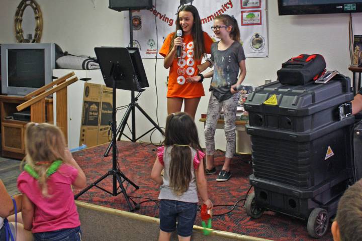 Robin Hebrock/Pahrump Valley Times Youth were able to take the spotlight at the Smiles Across P ...