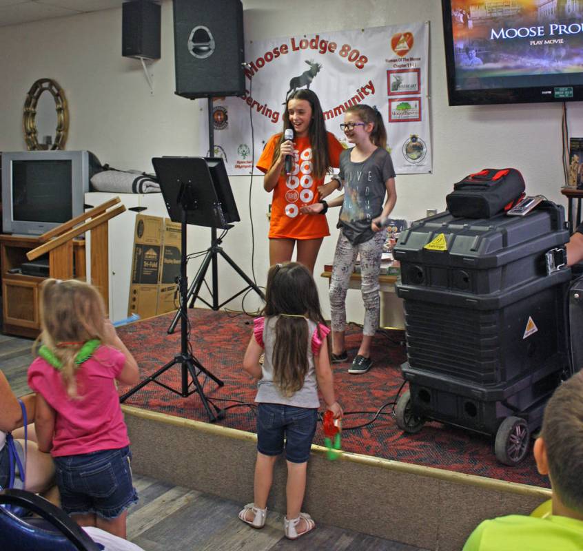 Robin Hebrock/Pahrump Valley Times Youth were able to take the spotlight at the Smiles Across P ...