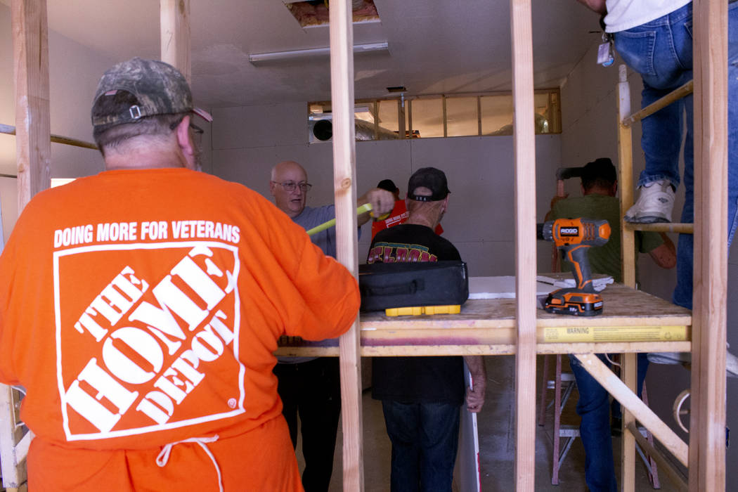Jeffrey Meehan/Pahrump Valley Times The Home Depot Foundation services 35,000 veterans and has ...