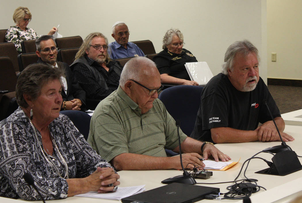 Robin Hebrock/Pahrump Valley Times From left to right are Charlotte LeVar, John Bosta and Denni ...
