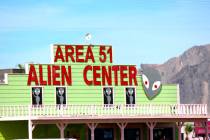 Jeffrey Meehan/Pahrump Valley Times Area 51 Alien Center in Amargosa Valley was the initial lo ...